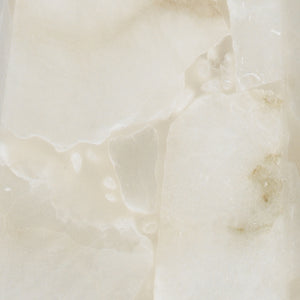 Borealis Alabaster Tall Hexagon 1-Light Pendant