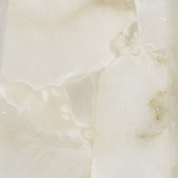 Borealis Alabaster Tall Hexagon 1-Light Pendant