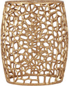 Glen End Table In Gold