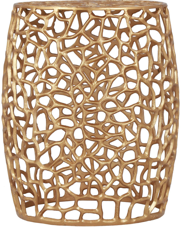 Glen End Table In Gold