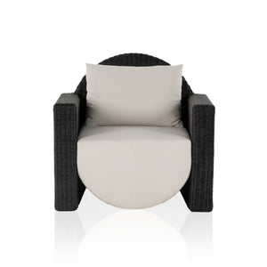 Clemente Outdoor Chair In Venao Ivory