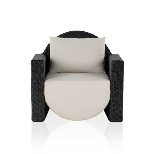 Clemente Outdoor Chair In Venao Ivory