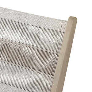 Julian Outdoor Chair In Weathered Grey