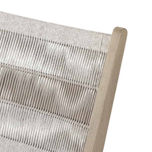 Julian Outdoor Chair In Weathered Grey