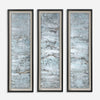 Ocean Swell Painted Metal Art, S/3, 3 Cartons