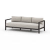 Sonoma Outdoor Sofa 88" in Bronze/Stone Gry