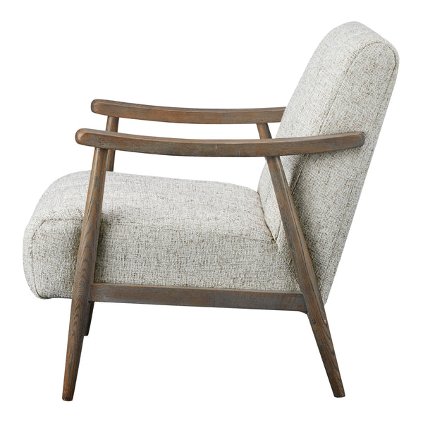 Moe's Aster Accent Chair Pebbled Beige