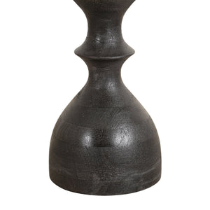 Jaipur 18" Martini Black Side Table