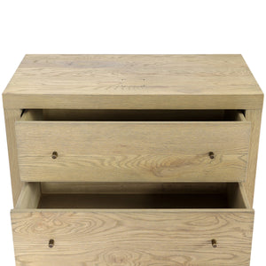 Torrington Charging Nightstand - Sandy Oak Resawn