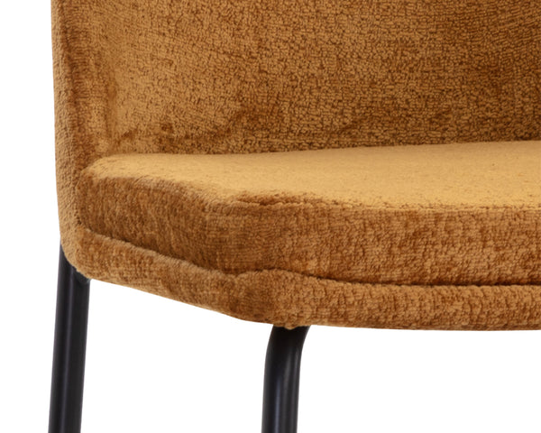 ZEKE COUNTER STOOL - BLACK - BERGEN MARMALADE