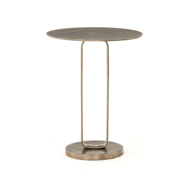 Douglas End Table In Aged Bronze