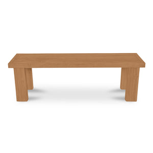 Marina Outdoor Dining Bench Natural Teak