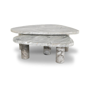 Zion Nesting Coffee Table Set - Sage Onyx