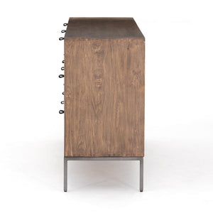 Trey 7 Drawer Dresser In Auburn Poplar