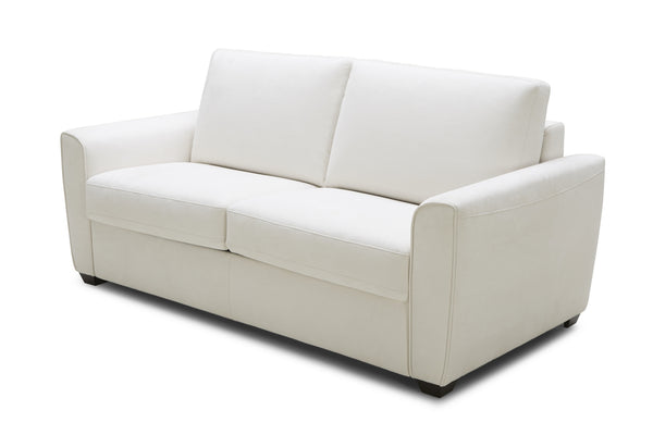 Seren Sofa Bed in White Fabric
