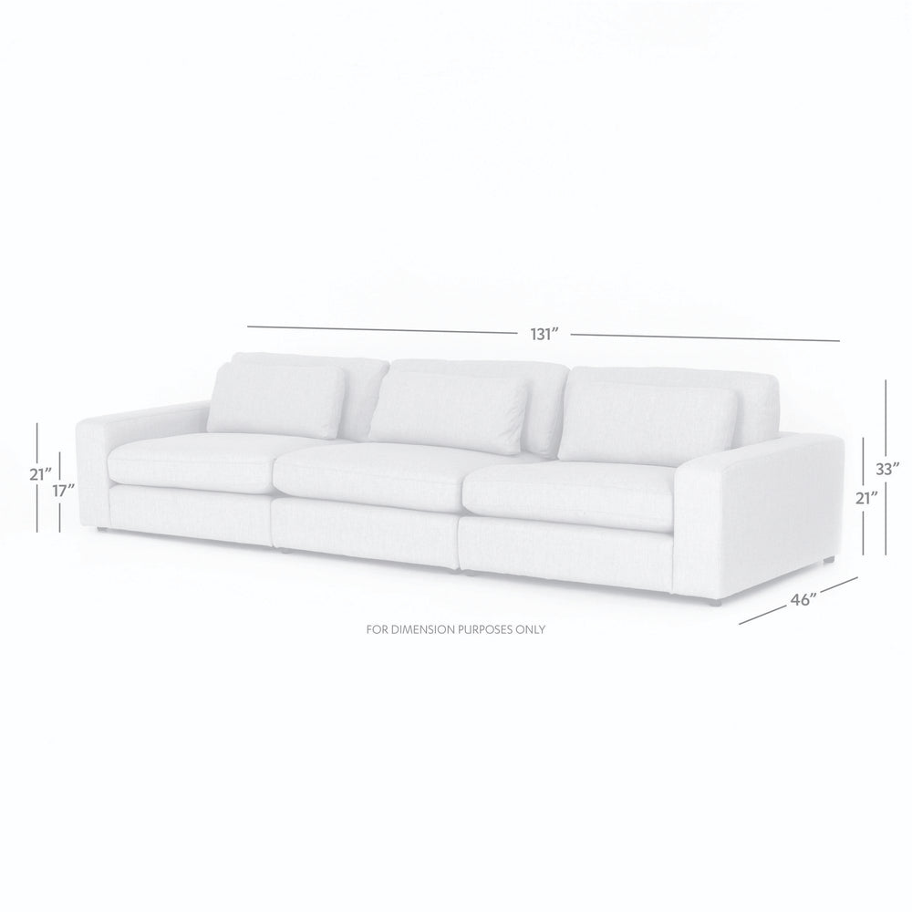 Bloor 3 Pc Sectional in Essence Natural