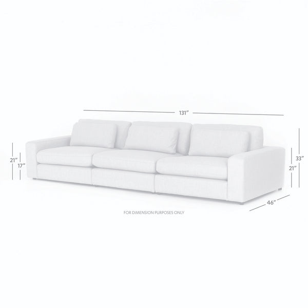 Bloor 3 Pc Sectional in Essence Natural