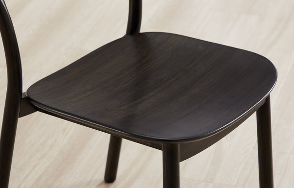 Hanna Chair Bamboo seat, Caviar