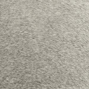Zahavi 36" Gray Hair-On-hide W/Metal Base Ottoman