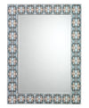 Rorschach Wall Mirror, Indigo Blue Lacquer