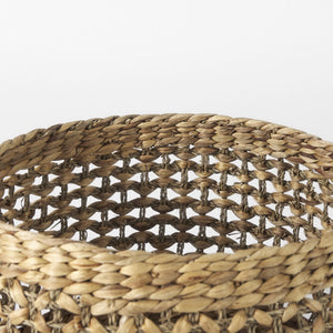Dakota 15.0L x 15.0W x 11.8H (Set of 3) Medium Brown Seagrass Round Basket
