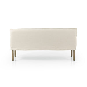 Addington Slipcover Bench in Brussels Natural
