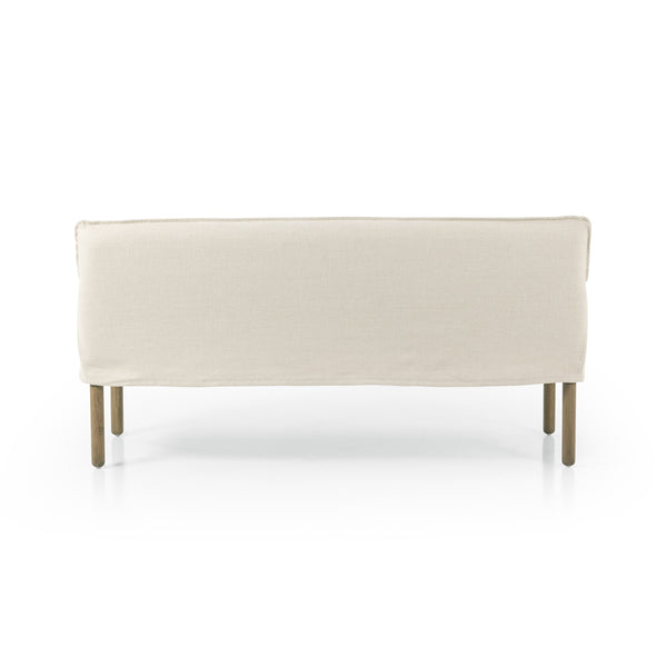 Addington Slipcover Bench in Brussels Natural