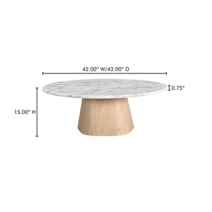 Moe's Evelyn Ashen Grey Matrix Coffee Table