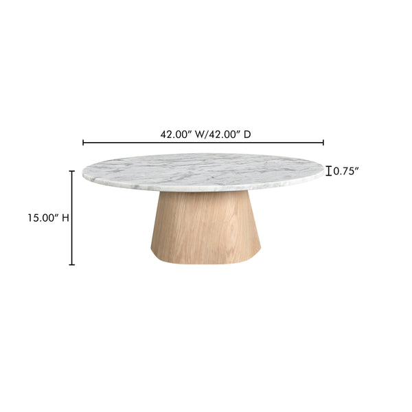Moe's Evelyn Ashen Grey Matrix Coffee Table
