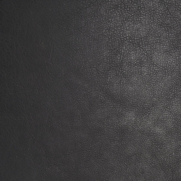 Taniel Black Leather w/ Black Metal Stool