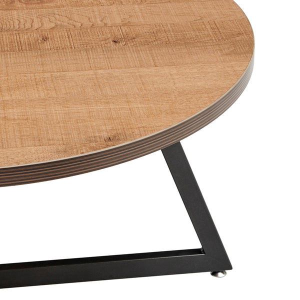 Courtdale KD Round Coffee Table , Gliese Brown