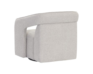 Kendrick Swivel Lounge Chair - Belfast Heather Grey