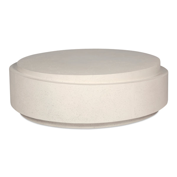 Moe's Cosmo Outdoor Coffee Table Off White