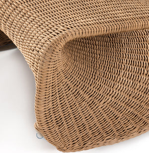 Portia Outdoor Rocking Chair In Natural
