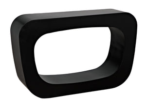Ponte Console in Matte Black Industrial Steel