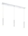 Forest 3 Light Island/Billiard in Chrome Finish