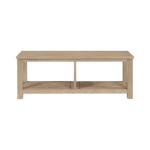 Tiburon KD TV Bench, Drifted Sand