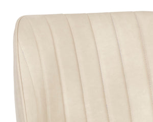 CLINTON DINING CHAIR - BRONZE - BRAVO CREAM