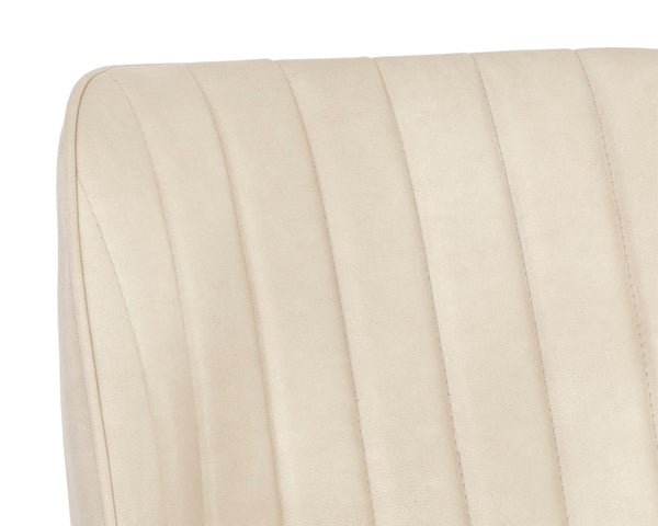CLINTON DINING CHAIR - BRONZE - BRAVO CREAM