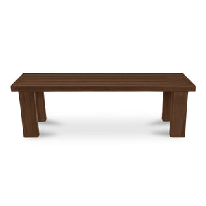 Moe's Marina Outdoor Teak Bench in Brown