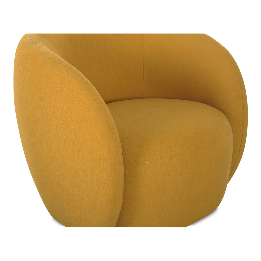 Moe's Rae Outdoor Accent Chair in Deep Yellow
