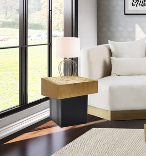 Glenn End Table In Gold