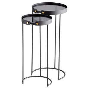 Tall Bow Tie Tables | Graphite