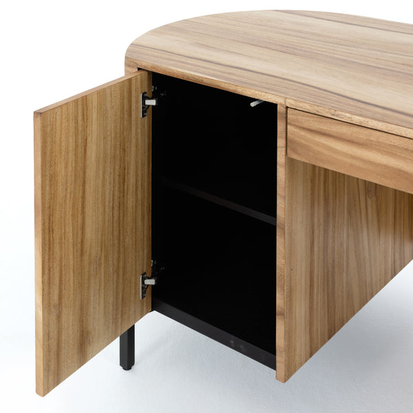 Lunas Executive Desk In Gold Guanacaste