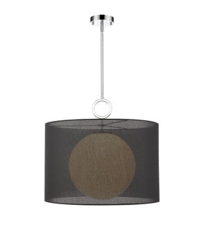 Arosia 1 Light Pendant in Chrome Finish