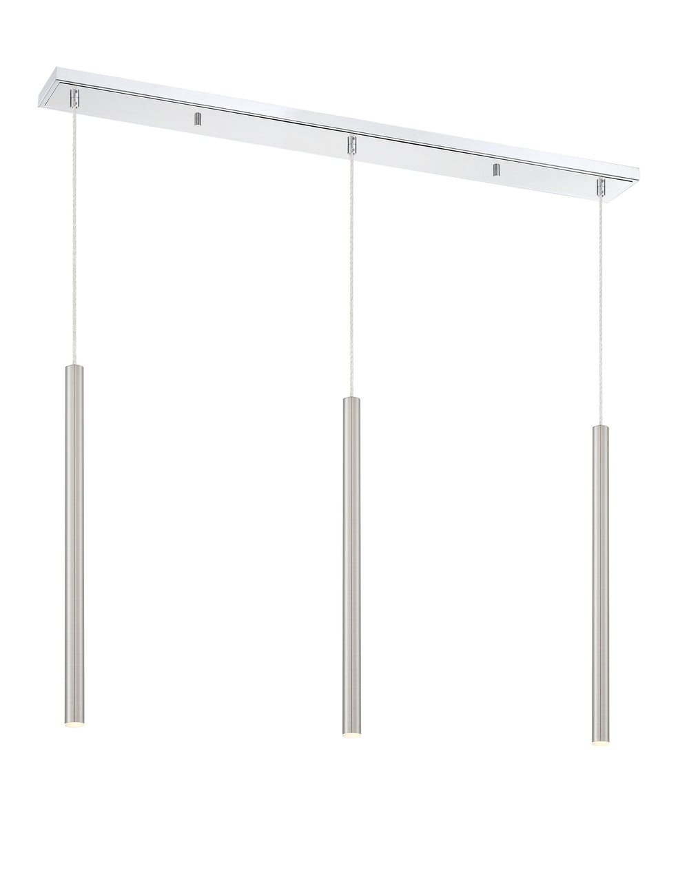 Forest 3 Light Island/Billiard in Chrome Finish