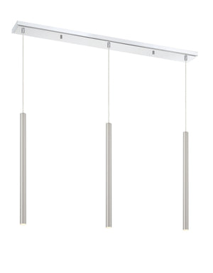Forest 3 Light Island/Billiard in Chrome Finish
