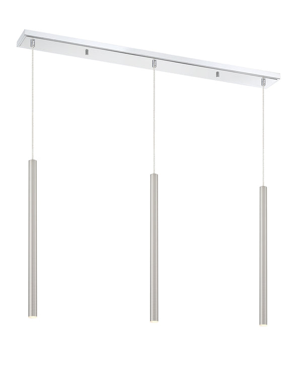 Forest 3 Light Island/Billiard in Chrome Finish