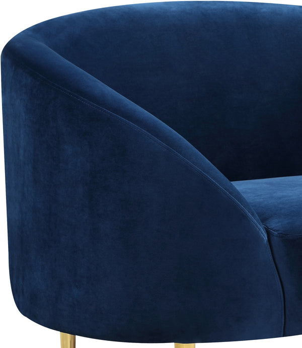Bradford Chair In Navy Velvet