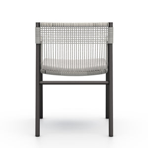 Shuman Outdoor Dining Chair In Stone Grey